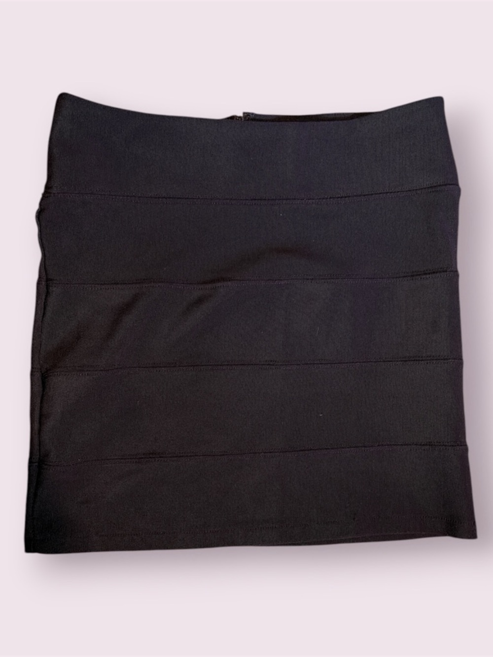 Millau Black Bandage-Style Mini Skirt
